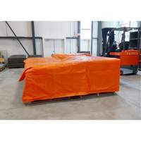 Insulated Tarps, Polyethylene, Orange, 20' x 12' x 8 mils Haskins Industrial Inc.