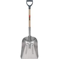 #8 Grain Scoop Shovel, Wood, Aluminum Blade, D-Grip Handle, 29" Length Haskins Industrial Inc.