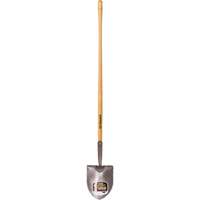 Round Point Shovel, Forged Steel Blade, Hardwood, Straight Handle Haskins Industrial Inc.