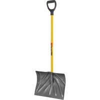 Pro Scraper Shovel, Polypropylene Blade, 18" Wide, D-Grip Handle Haskins Industrial Inc.