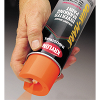 Industrial Quik-Mark Solvent-Based Inverted Marking Paint, 17 oz., Aerosol Can Haskins Industrial Inc.