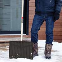 Nordic Snow Shovel, Polypropylene Blade, 17-3/4" Wide, D-Grip Handle Haskins Industrial Inc.