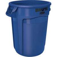 Contenants ronds Brute, Vrac, Poly&eacute;thyl&egrave;ne, 32 gal. US Haskins Industrial Inc.