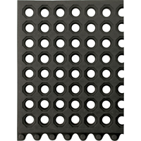 Tapis 24/Seven, Caoutchouc, 3' la c, 3' lo, 5/8" &eacute;paisseur, Noir Haskins Industrial Inc.