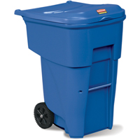 Brute&reg; Roll Out Containers, Curbside, Polyethylene, 95 US gal. Haskins Industrial Inc.
