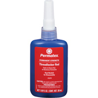 Adh&eacute;sif frein-filet, Rouge, &eacute;lev&eacute;, 50 ml, Bouteille Haskins Industrial Inc.