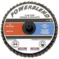 Disque &agrave; lamelles &agrave; rouler POWERBLEND, 2" x Type R, Grain Z120, Alumine de zirconium Haskins Industrial Inc.