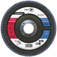 Disque &agrave; lamelles POWERBLEND, 4-1/2" x 7/8", Type 29, Grain Z80, Alumine de zirconium Haskins Industrial Inc.