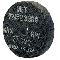 Meule droite &agrave; liant r&eacute;sine pour acier, 2" x 1/2", Arbre 3/8", Type 1 Haskins Industrial Inc.