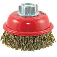 Brosse-boisseau &agrave; fils ondul&eacute;s MAXI-CRIMPED de premi&egrave;re qualit&eacute; Haskins Industrial Inc.