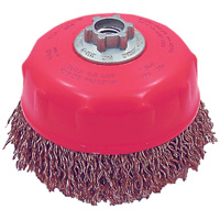 Brosse-boisseau &agrave; fils ondul&eacute;s MAXI-CRIMPED de premi&egrave;re qualit&eacute; Haskins Industrial Inc.