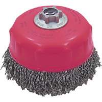 Brosse-boisseau &agrave; fils ondul&eacute;s MAXI-CRIMPED de premi&egrave;re qualit&eacute; Haskins Industrial Inc.