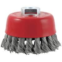 Brosse boisseau &agrave; fils nou&eacute;s torsad&eacute;s haute performance CK3201M14, 3" dia. Haskins Industrial Inc.