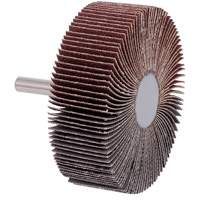 Roue &agrave; lamelles mont&eacute;e sur tige, Grain 60, 3" x 1" x 1/4" Haskins Industrial Inc.