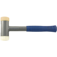 Heavy-Duty Soft-Face Dead Blow Hammer, 2.25 lbs. Head Weight, Polyurethane Face, Tubular Steel Handle Haskins Industrial Inc.
