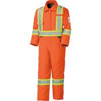 5532A High Visibility FR Rated & Arc Rated Safety Coveralls, Size 2X-Large, High Visibility Orange, 58 cal/cm² Haskins Industrial Inc.