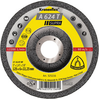 A 624 T Supra Kronenflex&reg; Grinding Disc, 5" x 1/4", 7/8" Arbor Haskins Industrial Inc.