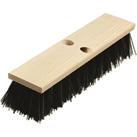 Heavy-Duty Street Broom, 14", Coarse/Stiff, Polypropylene Bristles Haskins Industrial Inc.