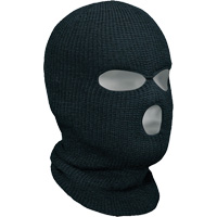 Classic 3-Hole Balaclava, Acrylic, Black Haskins Industrial Inc.