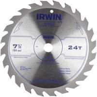 Lame de scie circulaire de s&eacute;rie classique, 7-1/4", 24 dents, Pour Bois Haskins Industrial Inc.