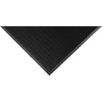 Gritstop Fingermat Matting, Rubber, Scraper Type, Textured Pattern, 2-2/3" x 3-3/4", Black Haskins Industrial Inc.