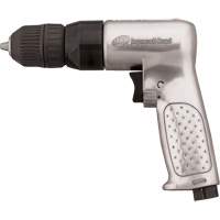 Perceuse pneumatique r&eacute;versible, 4 pi³/min, 1/4" NPTF, 93 dBA, 3/8" mandrin, Sans cl&eacute; Haskins Industrial Inc.