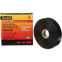 Ruban isolant Super 88 de calibre professionnel Scotch, 19 mm (3/4") la x 32,9 m (108') lo, 8,5 mils, Noir Haskins Industrial Inc.