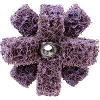 Croix de lustrage BF-XB Scotch-Brite, 1-1/2" dia., Grain Moyen, Oxyde d'aluminium Haskins Industrial Inc.