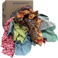 Wiper Rags, Mix Colours, 10 lbs. Haskins Industrial Inc.