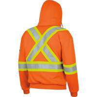 338SF Flame-Resistant Zip Style Hoodie, Men's, X-Large, High Visibility Orange, 22 cal/cm² Haskins Industrial Inc.