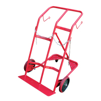 Chariot pour bouteilles, Roues Caoutchouc moul&eacute;, Base de 25-1/2"la x 7"lo, 350 lb Haskins Industrial Inc.