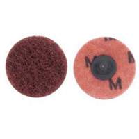 PowerLock&reg; Abrasotex Buffing Disc, 4" Dia., Medium Grit, Aluminum Oxide Haskins Industrial Inc.