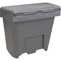 Salt & Sand Storage Bins, With Hasp, 21" x 27" x 26", 4.24 cu. ft., Grey Haskins Industrial Inc.