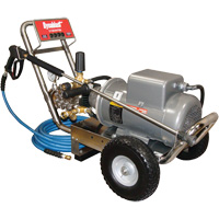 Hot & Cold Water Pressure Washer with Time Delay Shutdown, Electric, 500 psi, 4 GPM Haskins Industrial Inc.