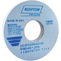 Tool Room Wheel, Type 01, Ceramic Alumina, 14" x 1-1/2" Haskins Industrial Inc.