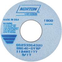 Tool Room Wheel, Type 01, Ceramic Alumina, 14" x 1-1/2" Haskins Industrial Inc.