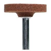 Vitrified Bond Mounted Points, W235, Aluminum Oxide, 1-1/2" Dia., 1/4" L, 60 Grit Haskins Industrial Inc.