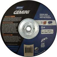 Meule soucoupes Gemini, 9" x 1/4", Arbre 5/8"-11, Oxyde d'aluminium, Type 28 Haskins Industrial Inc.