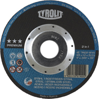 Premium 2 In 1 Thincut Cut-Off Wheel, 4-1/2" x 0.045", 7/8" Arbor, Type 27, Aluminum Oxide, 13300 RPM Haskins Industrial Inc.
