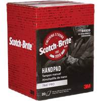 Scotch-Brite 7447 Hand Pads, Aluminum Oxide, 9" x 6", Very Fine Grit Haskins Industrial Inc.