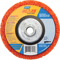 Disque &agrave; moyeu d&eacute;port&eacute; 4-1/2" non tiss&eacute; Blaze Rapid Strip, 4-1/2" dia., Grain Cors&eacute; Haskins Industrial Inc.
