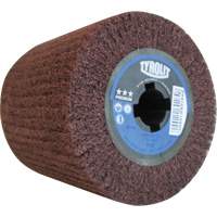 Pro-Line Surface Conditioning Drum, 4" Dia. x 4" W, 3/4" Arbor, Fine Grit, Aluminum Oxide Haskins Industrial Inc.