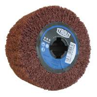 Pro-Line Surface Conditioning Drum, 4" Dia. x 2" W, 3/4" Arbor, Coarse Grit, Aluminum Oxide Haskins Industrial Inc.