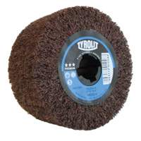 Pro-Line Surface Conditioning Drum, 4" Dia. x 2" W, 3/4" Arbor, Medium Grit, Aluminum Oxide Haskins Industrial Inc.