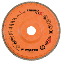 Enduro-Flex Flap Wheels, 6" x 7/8", Type 27, 40 Grit, Zirconium Haskins Industrial Inc.