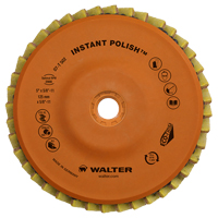 Instant Polish Flap Disc, 4-1/2" x 5/8"-11, Type 27, Very Fine Grit, Zirconium Haskins Industrial Inc.