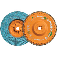 Enduro-Flex Alu Flap Disc, 7" x 7/8", Type 27, 40 Grit, Zirconia Alumina Haskins Industrial Inc.