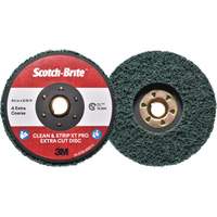 Scotch-Brite Clean & Strip XT Pro Extra Cut Disc, 4-1/2" Dia., Extra Coarse Grit, Aluminum Oxide Haskins Industrial Inc.