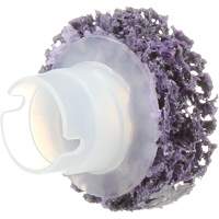 Disque de nettoyage pour moyeu de frein Roloc Pro Scotch-Brite, 1-1/2" dia., Grain Extra grossier, Carbure de silicium Haskins Industrial Inc.