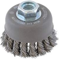 Brosse m&eacute;tallique AllSteel, 3" dia. x 5/8"-11 arbre Haskins Industrial Inc.